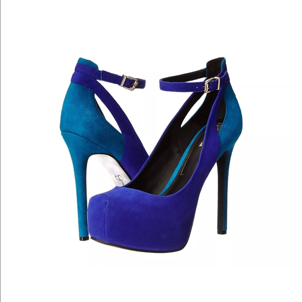 Jessica Simpson suede Ravenns platform